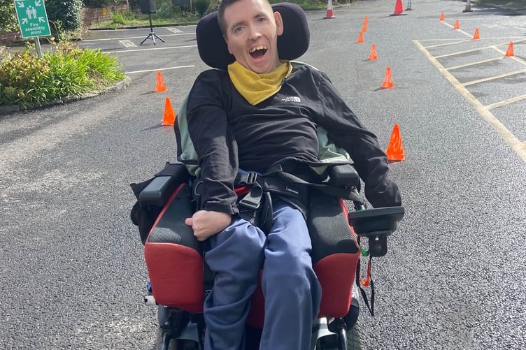 James wheelchair race.